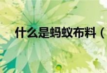 什么是蚂蚁布料（蚂蚁布料有什么特点）