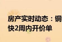  房产实时动态：铜锣湾隽琚开放2个示範单位 快2周内开价单 
