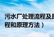 污水厂处理流程及原理（污水处理厂的工艺流程和原理方法）