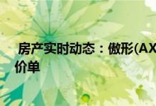  房产实时动态：傲形(AXIS)料本周上载楼书 下周公布首批价单 