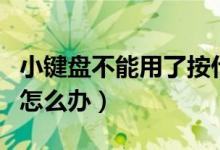 小键盘不能用了按什么键恢复（小键盘不能用怎么办）