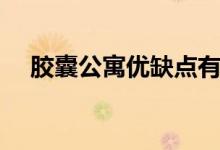 胶囊公寓优缺点有哪些（带你详细了解）