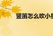 竖笛怎么吹小星星（竖笛怎么吹）