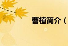 曹植简介（曹植生平介绍）