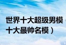 世界十大超级男模（世界十大著名男模特国际十大最帅名模）