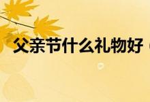父亲节什么礼物好（适合父亲节送的礼物）
