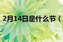 2月14日是什么节（原来是个浪漫的节日呢）