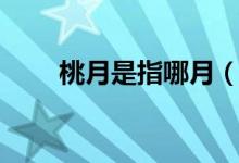 桃月是指哪月（桃月是指哪一个月）