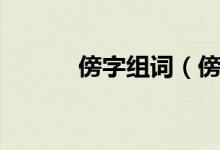 傍字组词（傍字可以组什么词）