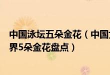 中国泳坛五朵金花（中国女子游泳队五朵金花是谁中国游泳界5朵金花盘点）