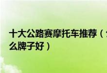 十大公路赛摩托车推荐（公路摩托车品牌排行摩托车跑车什么牌子好）