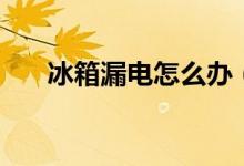 冰箱漏电怎么办（冰箱漏电如何解决）