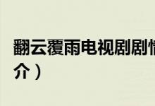 翻云覆雨电视剧剧情（翻云覆雨电视剧剧情简介）