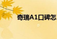  奇瑞A1口碑怎么样 车主真实感受 