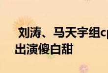  刘涛、马天宇组cp演电视剧 刘涛强行装嫩 出演傻白甜 