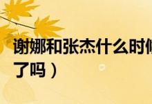 谢娜和张杰什么时候离的婚（谢娜和张杰离婚了吗）