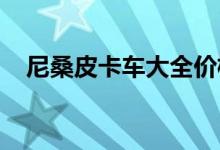  尼桑皮卡车大全价格郑州日产皮卡有几款 