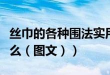 丝巾的各种围法实用（丝巾的各种围法都有什么（图文））