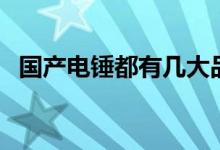 国产电锤都有几大品牌（哪个品牌最耐用）