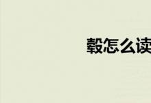 毂怎么读（毂的读音）