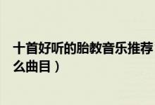 十首好听的胎教音乐推荐（适合胎教的轻音乐音乐胎教选什么曲目）