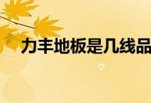 力丰地板是几线品牌（力丰地板怎么样）