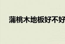 蒲桃木地板好不好（蒲桃木地板的优点）