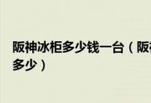 阪神冰柜多少钱一台（阪神冰柜质量怎么样阪神冰柜价格是多少）
