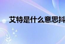 艾特是什么意思抖音（艾特是什么意思）