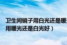 卫生间镜子用白光还是暖光（镜前灯的选择：卫生间镜前灯用暖光还是白光好）