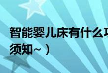 智能婴儿床有什么功能和特点（新手宝爸宝妈须知~）