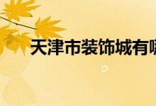 天津市装饰城有哪些（地址都在哪里）