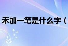 禾加一笔是什么字（禾字添一笔变成什么字）