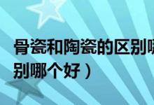 骨瓷和陶瓷的区别哪个健康（骨瓷和陶瓷的区别哪个好）