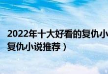 2022年十大好看的复仇小说（复仇小说排行榜超过瘾的重生复仇小说推荐）