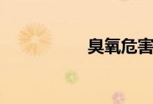 臭氧危害（臭氧危害）