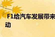  F1给汽车发展带来了什么 F1赛事对行业的推动 