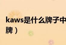 kaws是什么牌子中文怎么读（kaws是什么品牌）