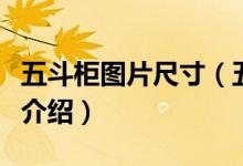 五斗柜图片尺寸（五斗柜尺寸五斗柜选购技巧介绍）