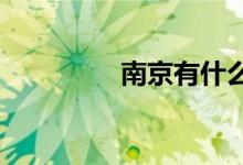  南京有什么特色美食小吃 