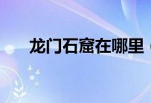 龙门石窟在哪里（龙门石窟在哪个省）