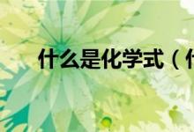 什么是化学式（什么是化石（图文））