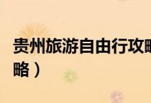 贵州旅游自由行攻略费用（贵州旅游自由行攻略）