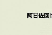 阿甘佐回忆录（阿甘佐）