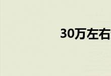  30万左右越野车型推荐 