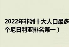 2022年非洲十大人口最多的国家（非洲人口最多的国家是哪个尼日利亚排名第一）
