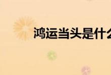 鸿运当头是什么花（能养在家吗）