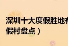 深圳十大度假胜地有哪些（深圳好玩的海边度假村盘点）