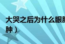 大哭之后为什么眼肿（大哭之后为什么眼睛会肿）