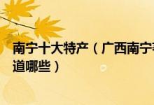 南宁十大特产（广西南宁著名的特产推荐除了老友粉你还知道哪些）
